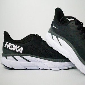 Hoka One One Clifton 7 (Black & White)